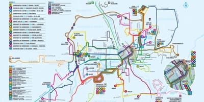 Карта на Квебек автобус